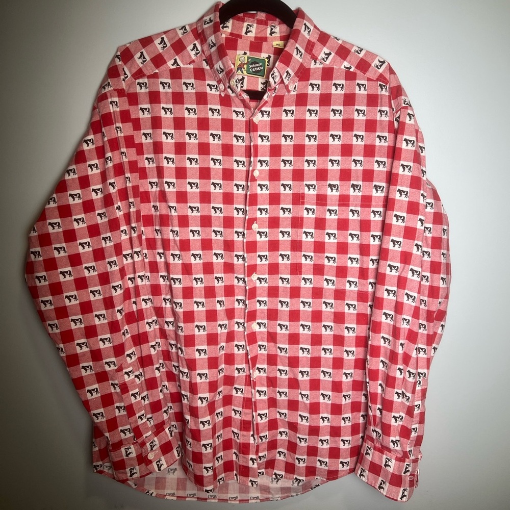 Cow-Checkered Button Down